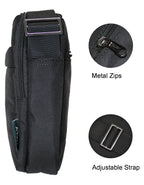 Fino HY-3923 Unisex Water-Resistant Nylon Shoulder/ Crossbody Bag