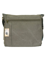 Fino HY-8815 Unisex Vintage Canvas 14" Laptop Messenger Crossbody Bag