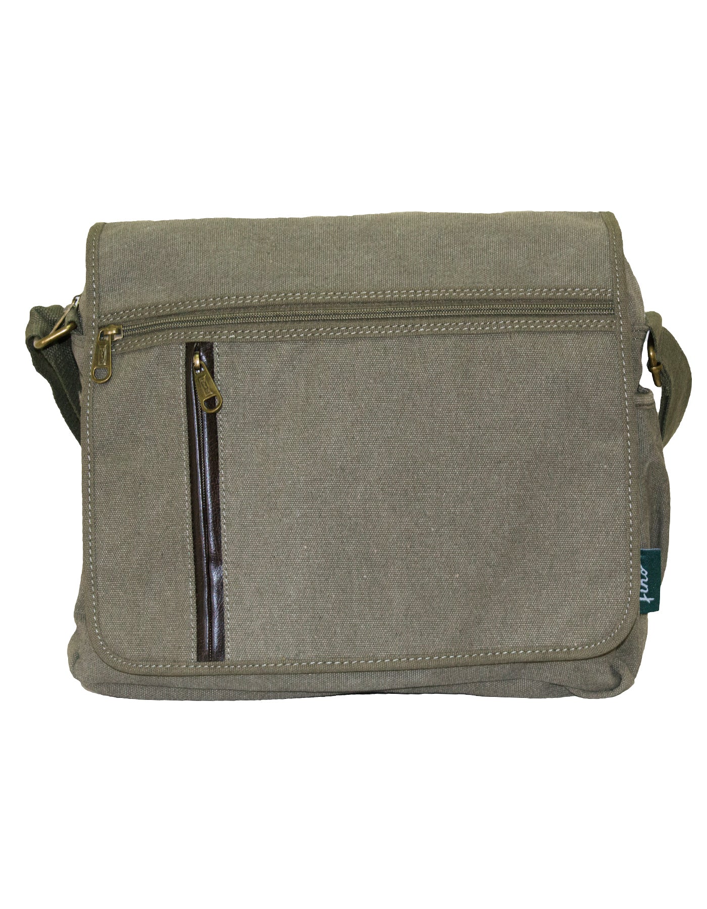 Fino HY-8818 Unisex 14" Laptop Canvas Messenger Crossbody Bag