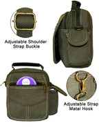 Fino HY-B810 Unisex Mini Canvas Messenger/ Sling Bag