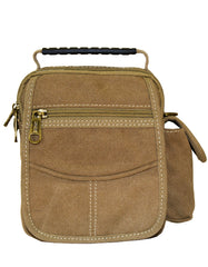 Fino HY-B810 Unisex Mini Canvas Messenger/ Sling Bag