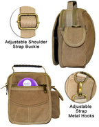 Fino HY-B810 Unisex Mini Canvas Messenger/ Sling Bag