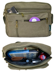 Fino HY-C238 Unisex Canvas Vintage Messenger Crossbody Bag