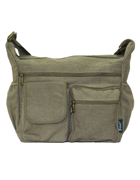 Fino HY-C239 Cotton Canvas Unisex Messenger Crossbody Bag