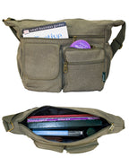 Fino HY-C239 Cotton Canvas Unisex Messenger Crossbody Bag