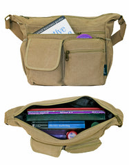 Fino HY-C239 Cotton Canvas Unisex Messenger Crossbody Bag