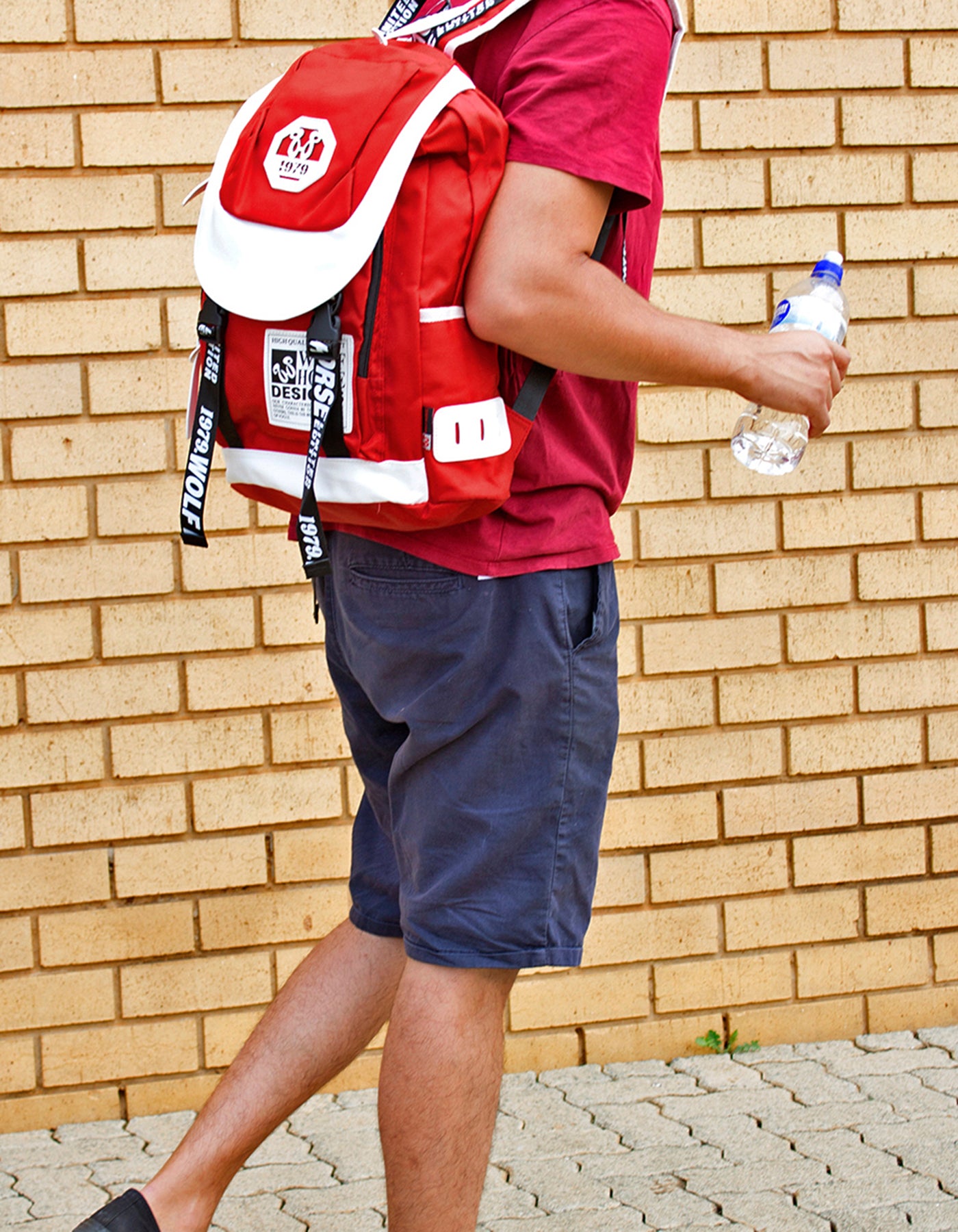 Fino K20 Unisex 22L Wolf Horse 15 inch Laptop Backpack