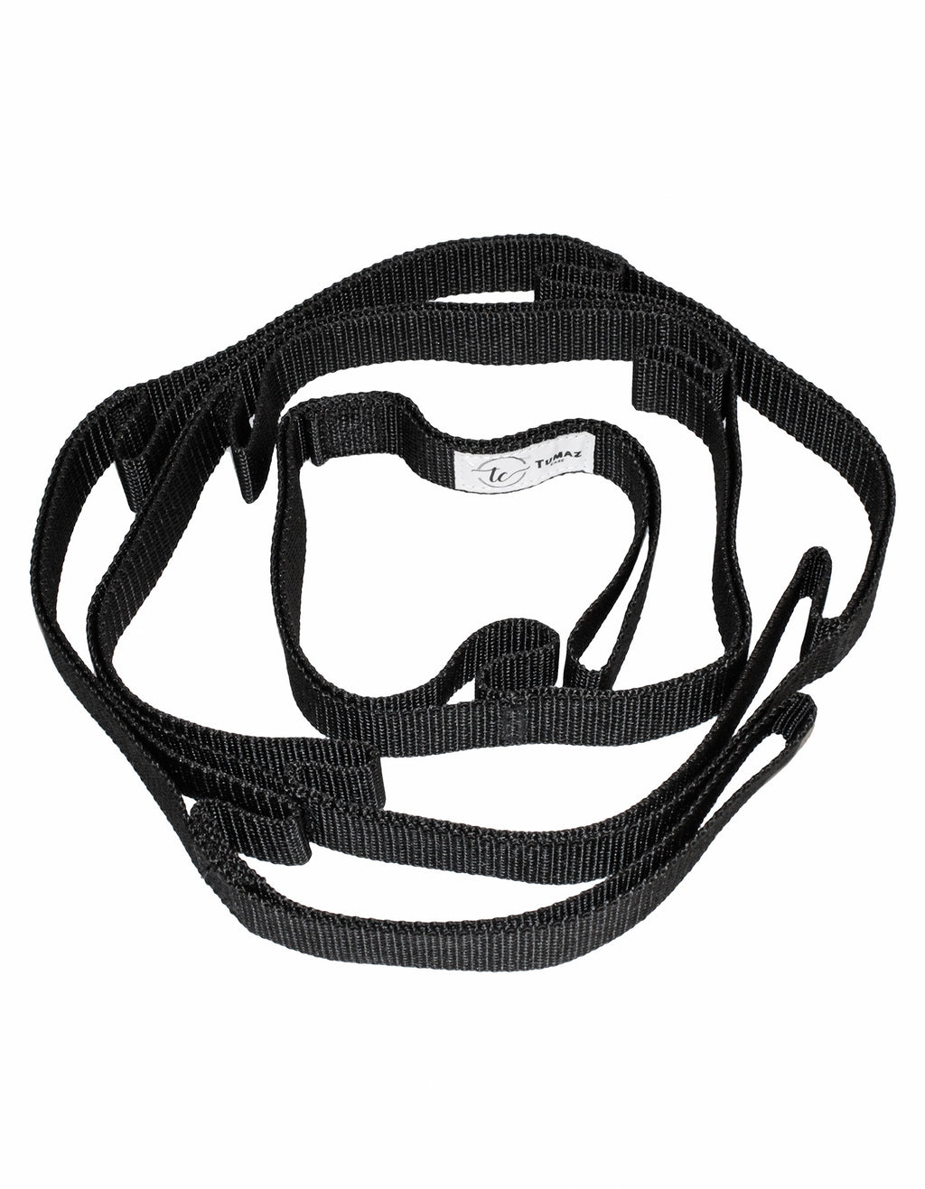 Tumaz Care 8 Loop Non-Elastic Yoga Strap for Stretch Therapy & Flexibility