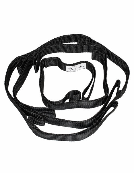 Tumaz Care 8 Loop Non-Elastic Yoga Strap for Stretch Therapy & Flexibility