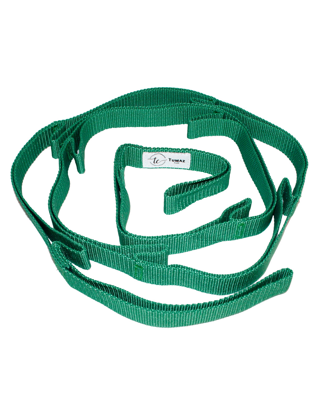 Tumaz Care 8 Loop Non-Elastic Yoga Strap for Stretch Therapy & Flexibility