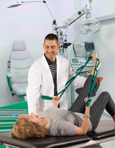 Tumaz Care 8 Loop Non-Elastic Yoga Strap for Stretch Therapy & Flexibility