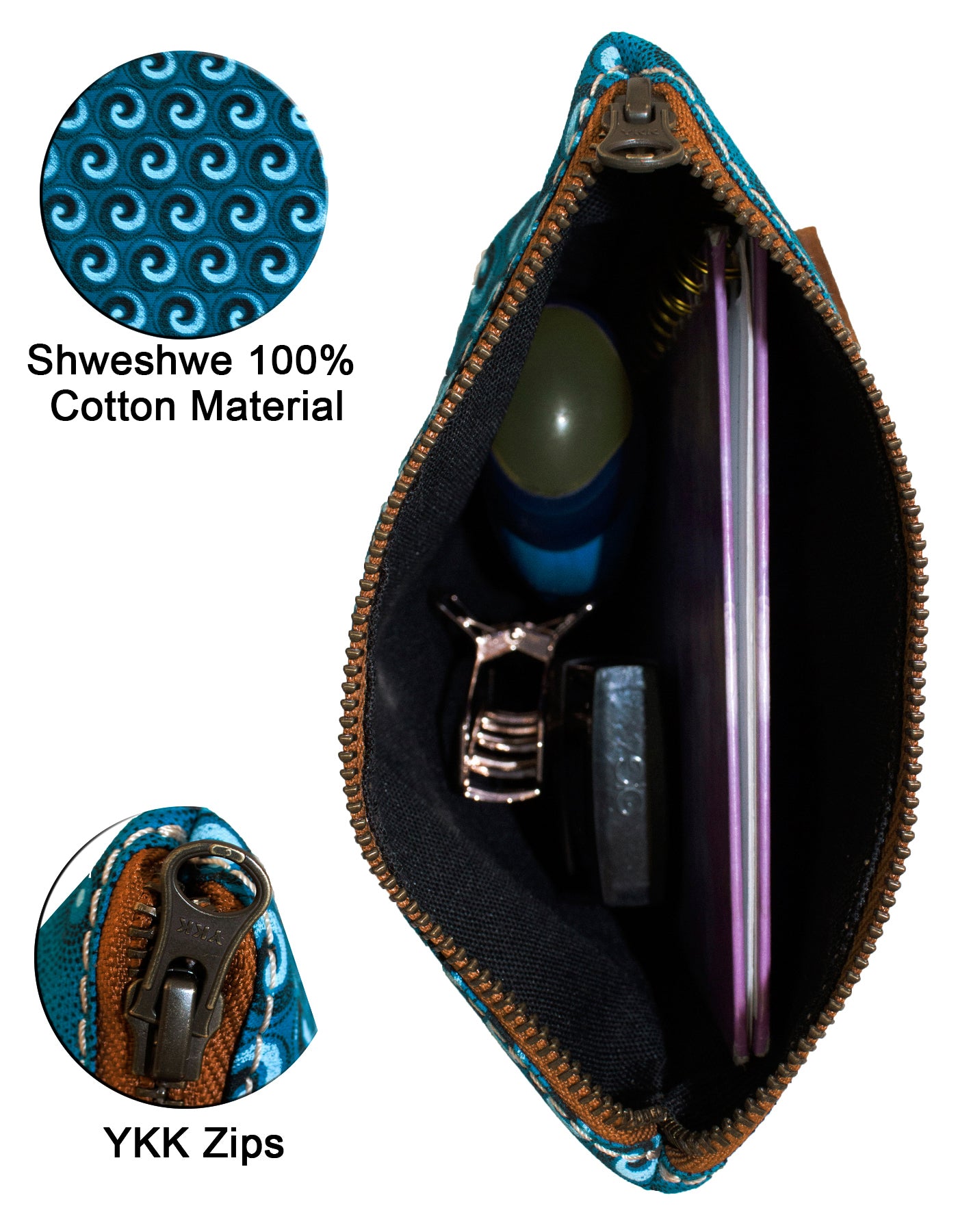 Luvsa LS-BS2213 A Shwe Shwe Cellphone/Sling Bag with Genuine Leather Detail