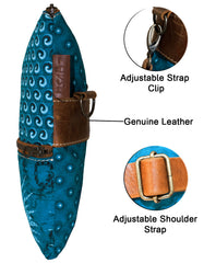 Luvsa LS-BS2213 A Shwe Shwe Cellphone/Sling Bag with Genuine Leather Detail