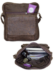 Luvsa LS-GB515 Genuine Leather Women s Sling Bag-Coffee