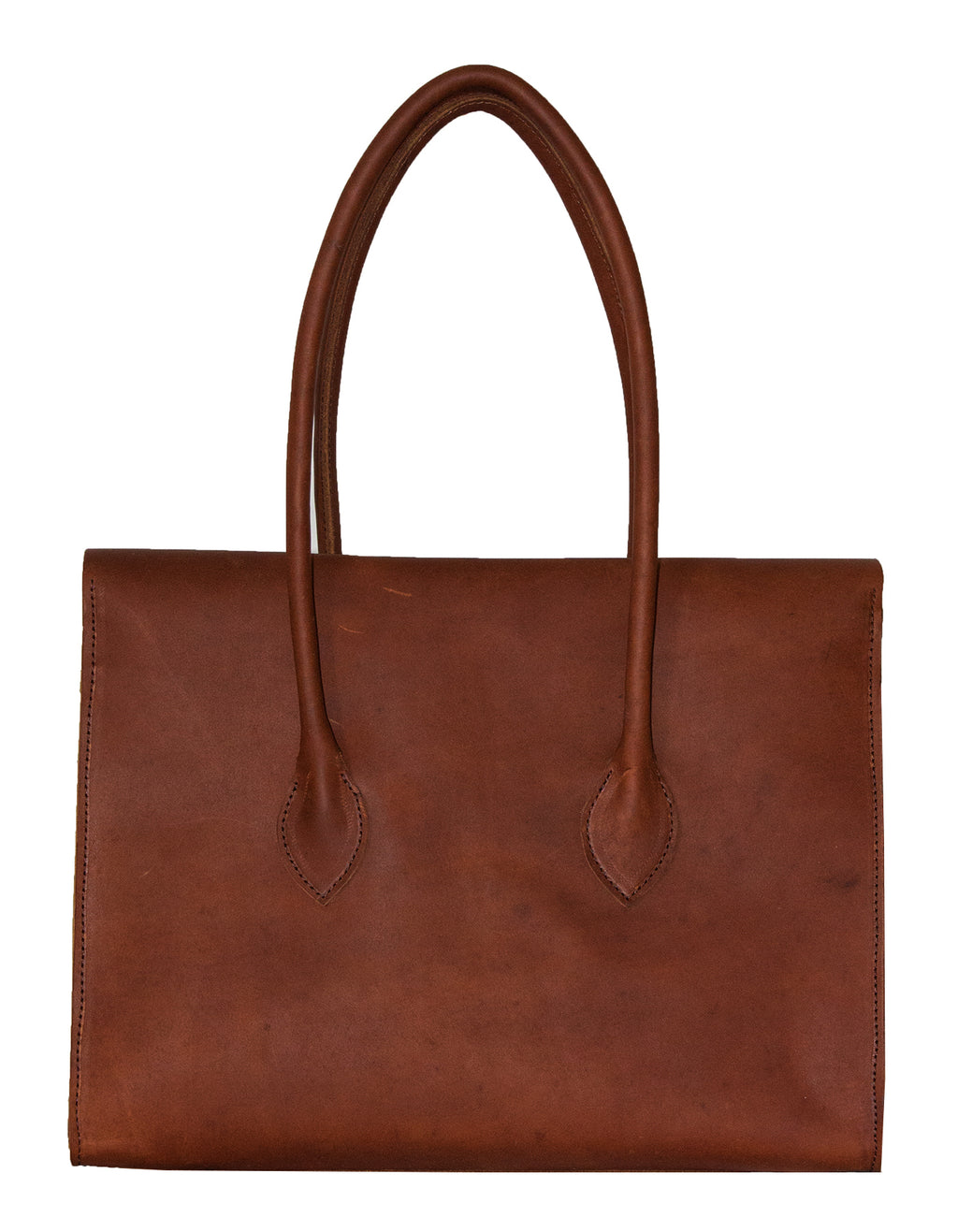 Luvsa LS-HO401 Full Grain Genuine Leather Women's Business Bag Genuine Leather Suede Interior