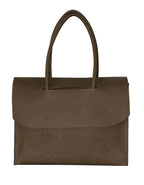 Luvsa LS-HO401 Full Grain Genuine Leather Women's Business Bag Genuine Leather Suede Interior