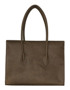 Luvsa LS-HO401 Full Grain Genuine Leather Women's Business Bag Genuine Leather Suede Interior