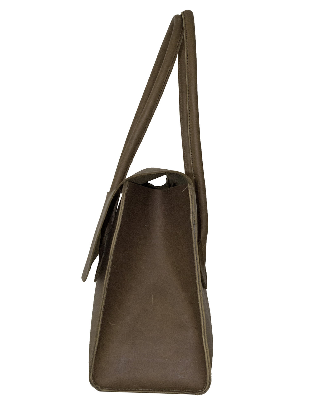 Luvsa LS-HO401 Full Grain Genuine Leather Women's Business Bag Genuine Leather Suede Interior