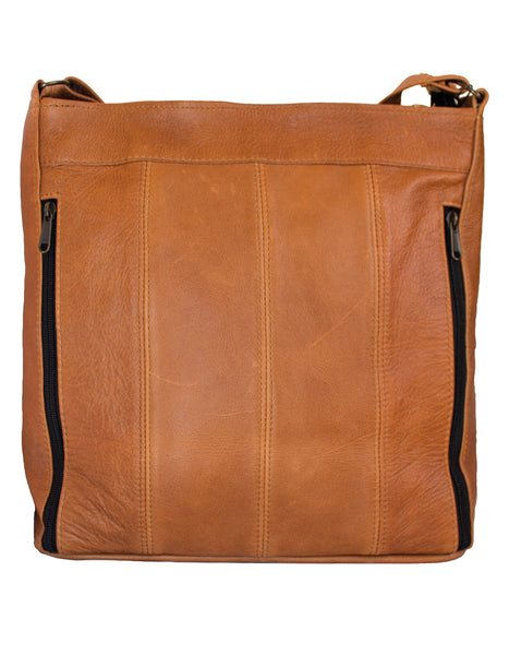 LSTJ105 Stunning Women's Genuine Leather Tote Handbag-Tan