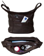 Luvsa LS-TJ106 Classic Genuine Leather Shoulder Bag