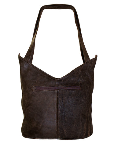 Luvsa LS-TJ113 Unique & Stylish Genuine Leather Hobo Handbag