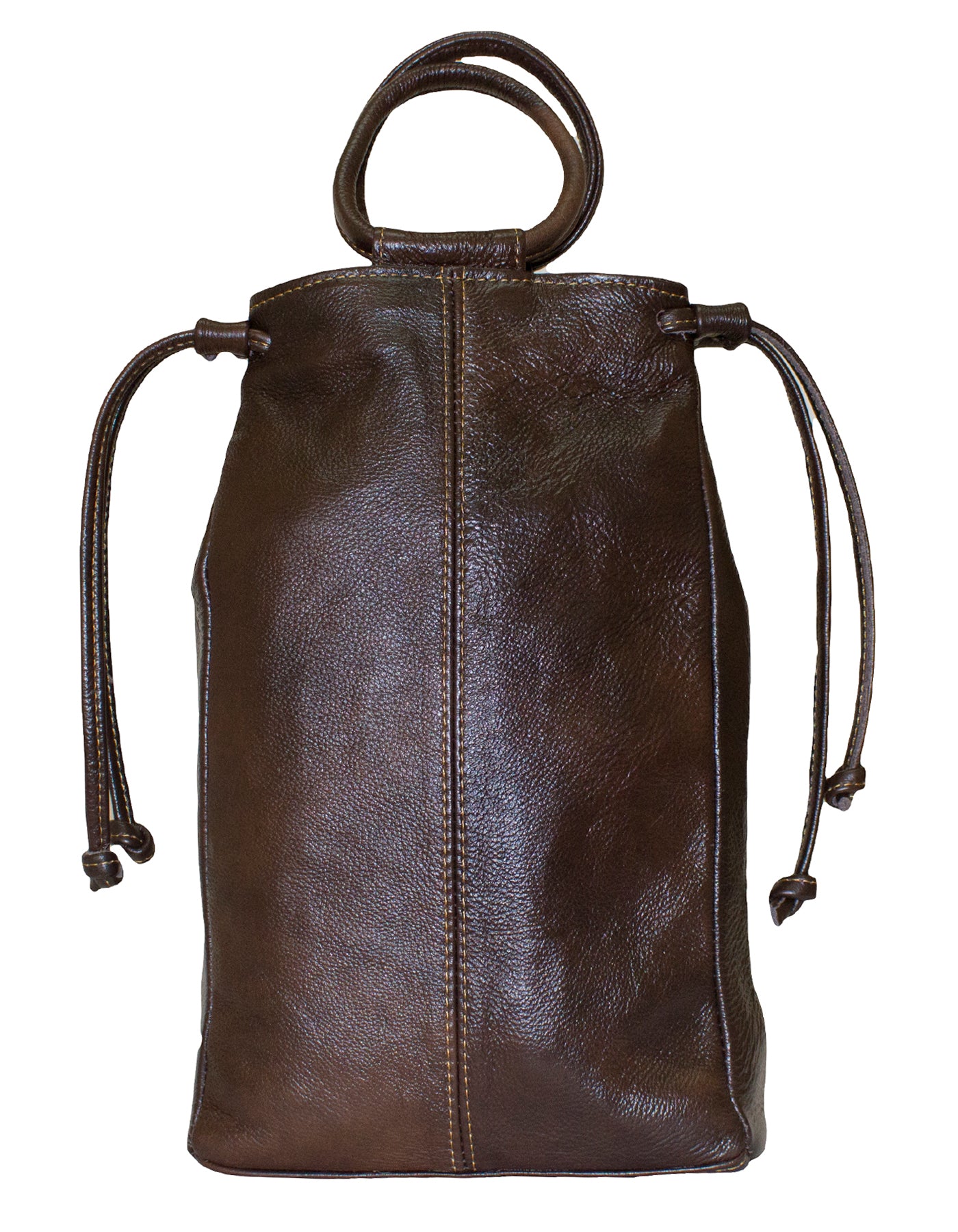 Luvsa LS-TJ122 Full Grain Genuine Leather Wine Holder