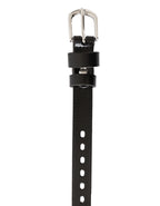 Luvsa LS2022A Women’s Genuine Leather Belt One Size/ Silver Tone Buckle with Box