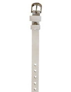 Luvsa LS2022B Women’s Genuine Leather Belt with Heart Design  One Size/ Silver Tone Buckle with Box