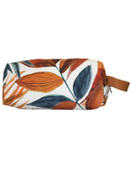 Luvsa LSHJT903C Polycotton Women's Toiletry Bag & Genuine Leather Handle
