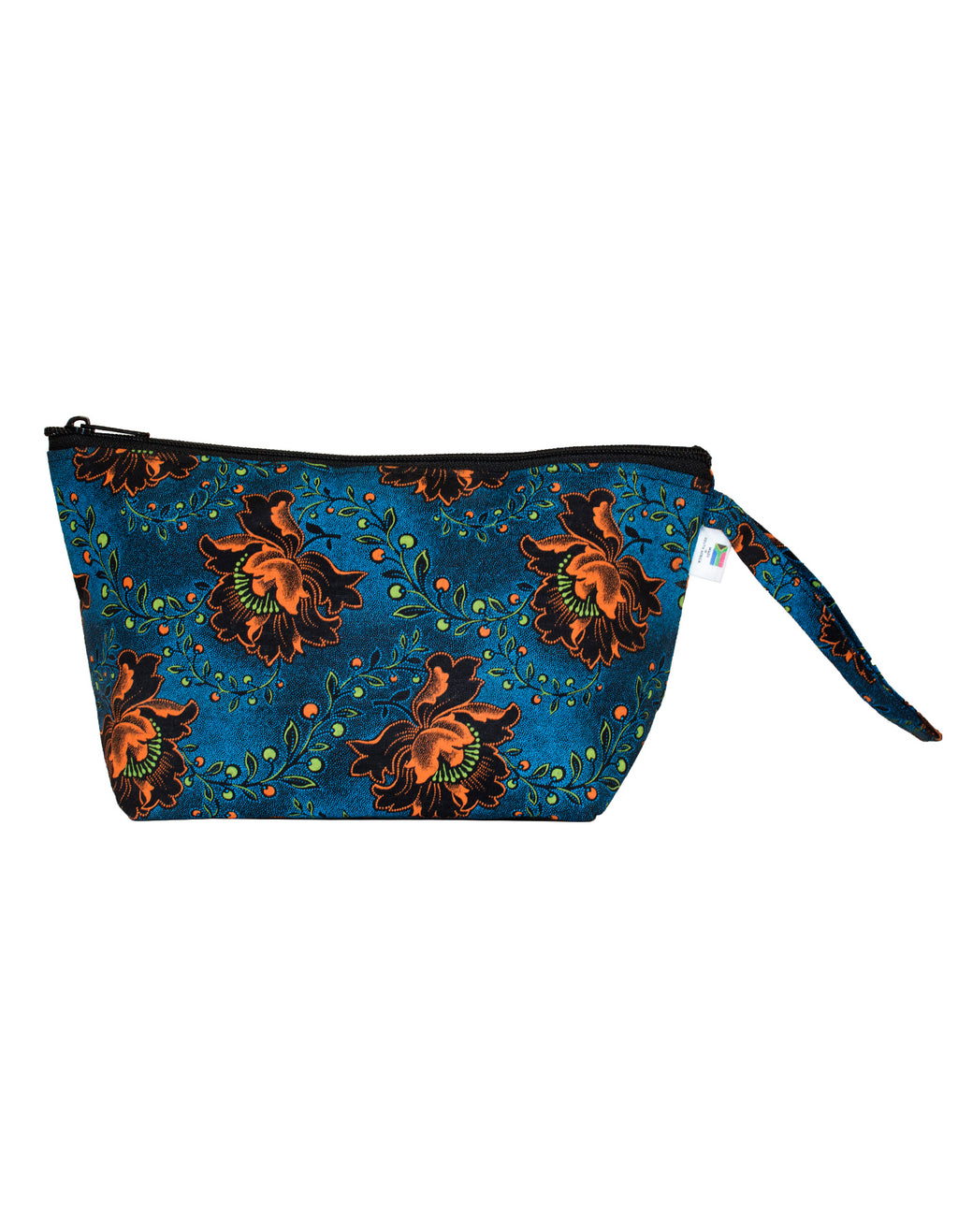 Luvsa LSIOM703 ShweShwe 100% Cotton Unisex Toiletry Bag with Hand Strap