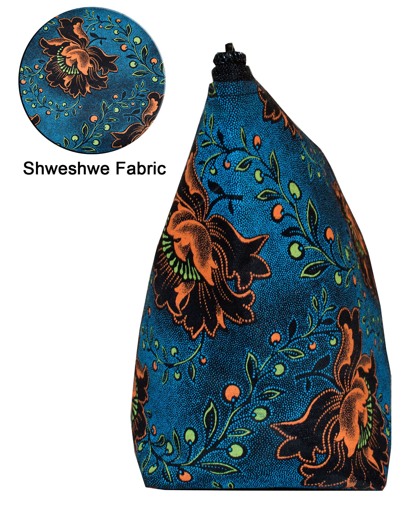 Luvsa LSIOM703 ShweShwe 100% Cotton Unisex Toiletry Bag with Hand Strap