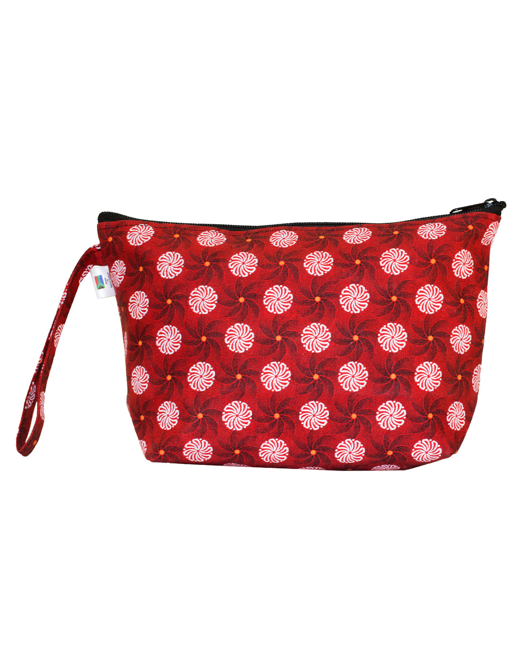 Luvsa LSIOM703 ShweShwe 100% Cotton Unisex Toiletry Bag with Hand Strap
