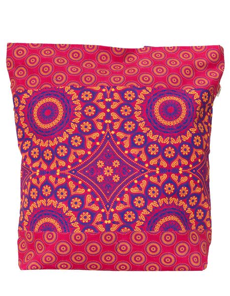 Luvsa LSIOM704 ShweShwe 100% Cotton Women's Shoulder Shopping Bag