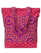 Luvsa LSIOM704 ShweShwe 100% Cotton Women's Shoulder Shopping Bag