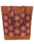 Luvsa LSIOM704 ShweShwe 100% Cotton Women's Shoulder Shopping Bag