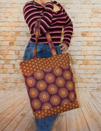 Luvsa LSIOM704 ShweShwe 100% Cotton Women's Shoulder Shopping Bag