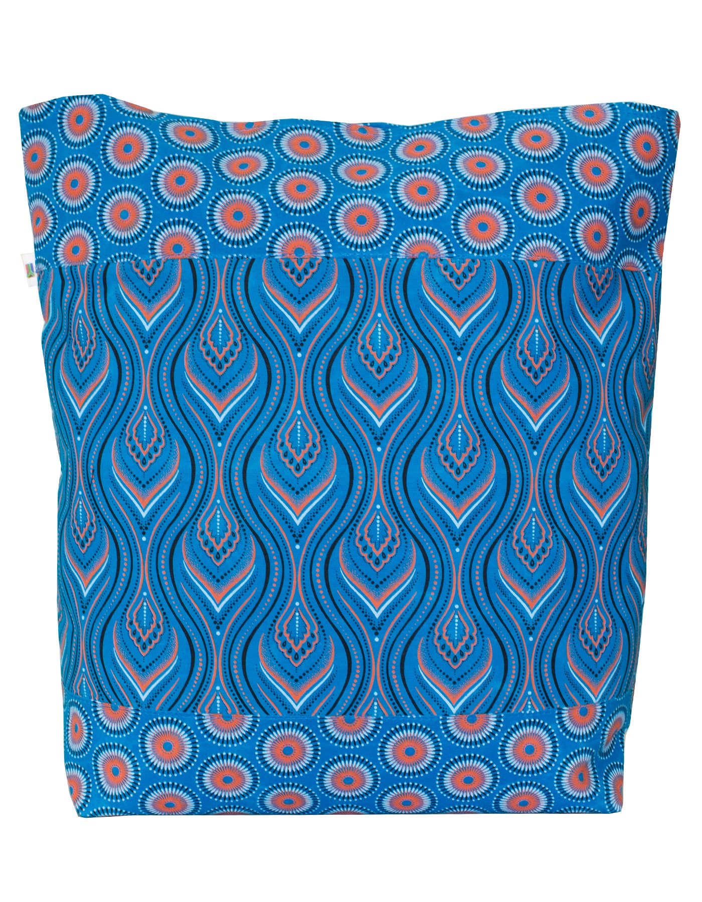 Luvsa LSIOM704 ShweShwe 100% Cotton Women's Shoulder Shopping Bag