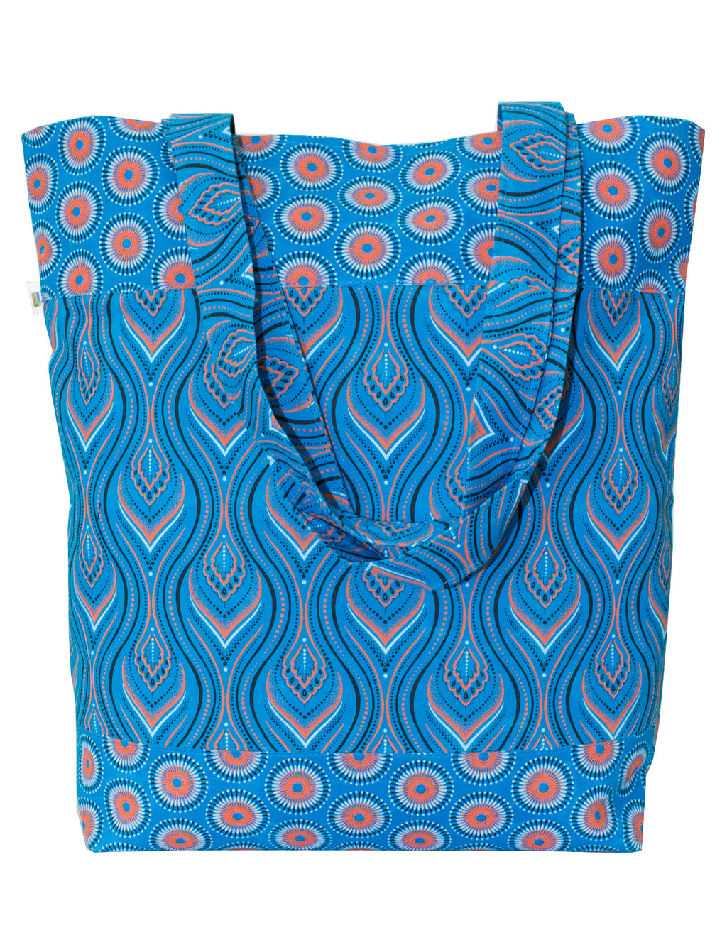 Luvsa LSIOM704 ShweShwe 100% Cotton Women's Shoulder Shopping Bag