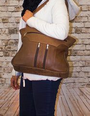 Luvsa LS-TJ101 Soft Genuine Leather Shoulder Bag