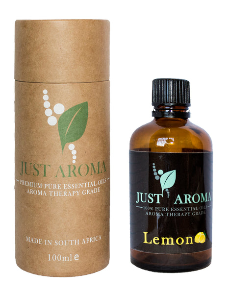 Just Aroma Premium 100% Pure and Natural Lemon Essential Oil – 100ml