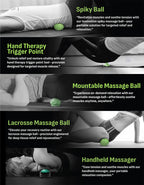 Tumaz Care MAS2501 Setof6 Massage Balls for Trigger Point Therapy & Relief