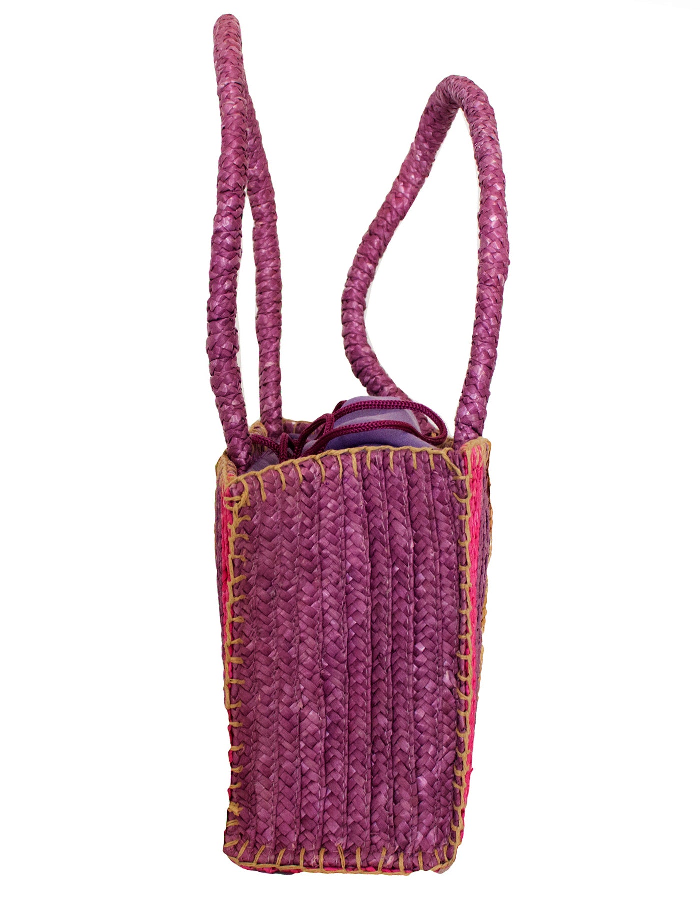 Fino MLB01-246 Multicolor Tote Straw/ Beach and Shopping Bag