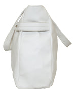 Fino NK-7687 Faux Leather Women's Casual Everyday Shoulder Bag  - White