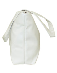 Fino NY-7694 Faux Leather Women's Casual Everyday Shoulder Bag  - White