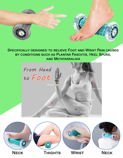 Tumaz Care ROL2502 Handheld Foot & Muscle Massage Roller for Pain Relief