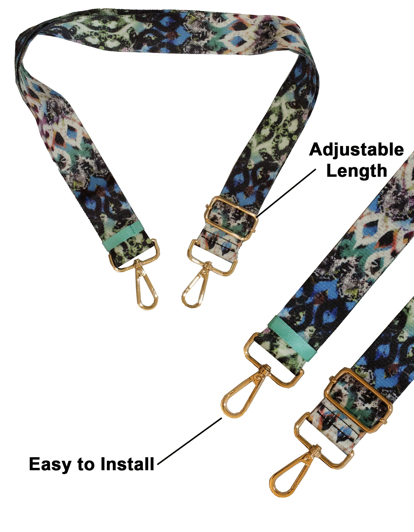 Fino RX240819-G Adjustable Replacement Strap for Women's Hand & Shoulder Bags