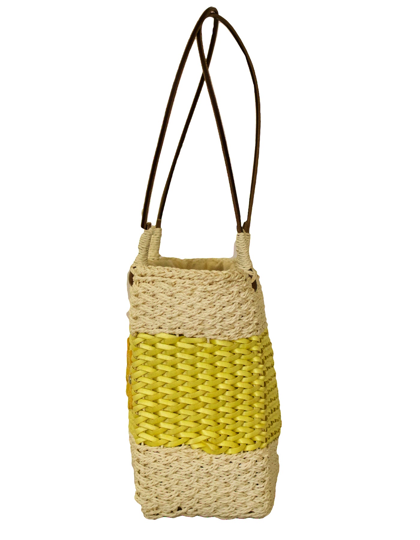 Fino SCM04313 Flower Design Straw /Beach Bag