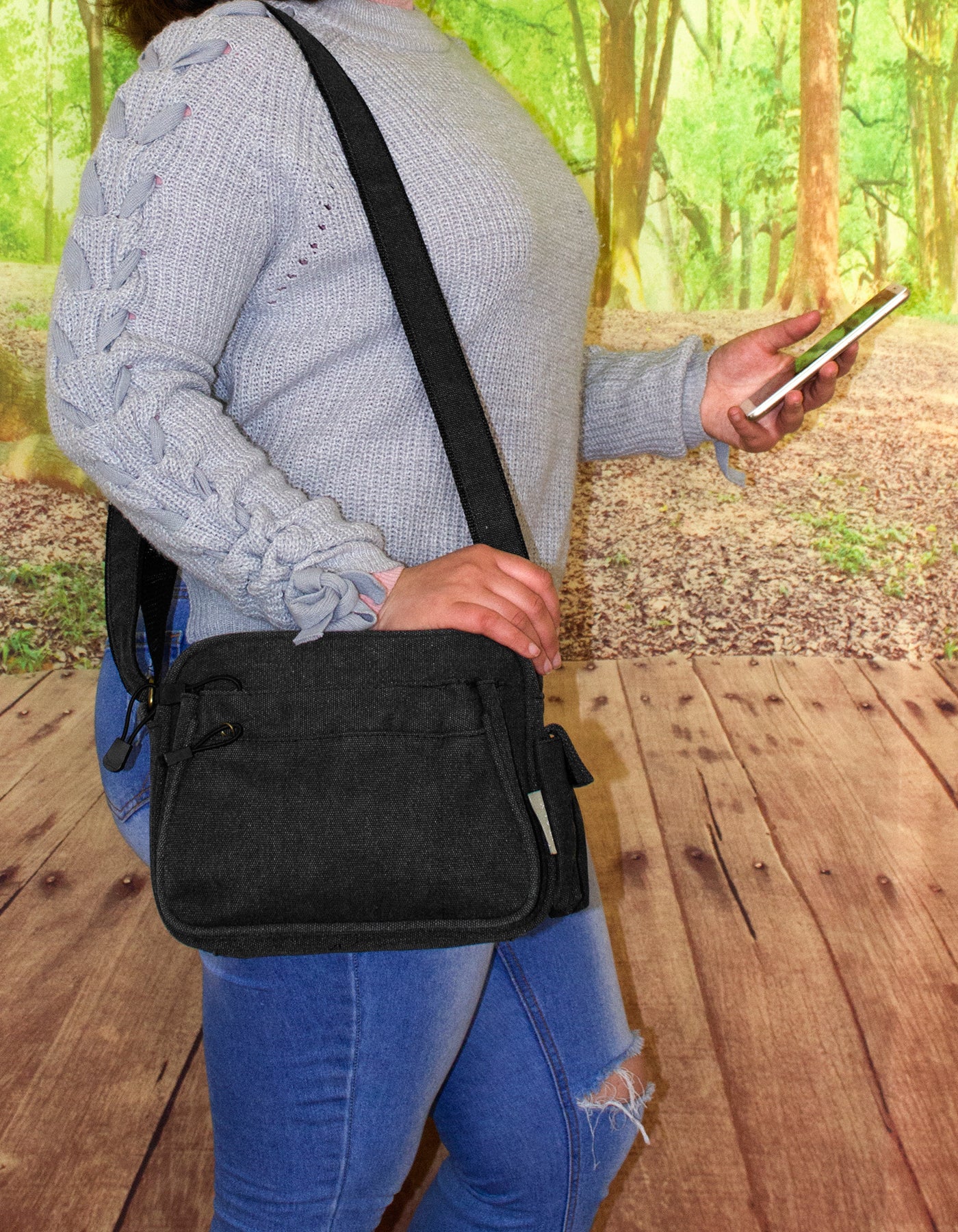 Fino SK-1030 Unisex Canvas Messenger Bag