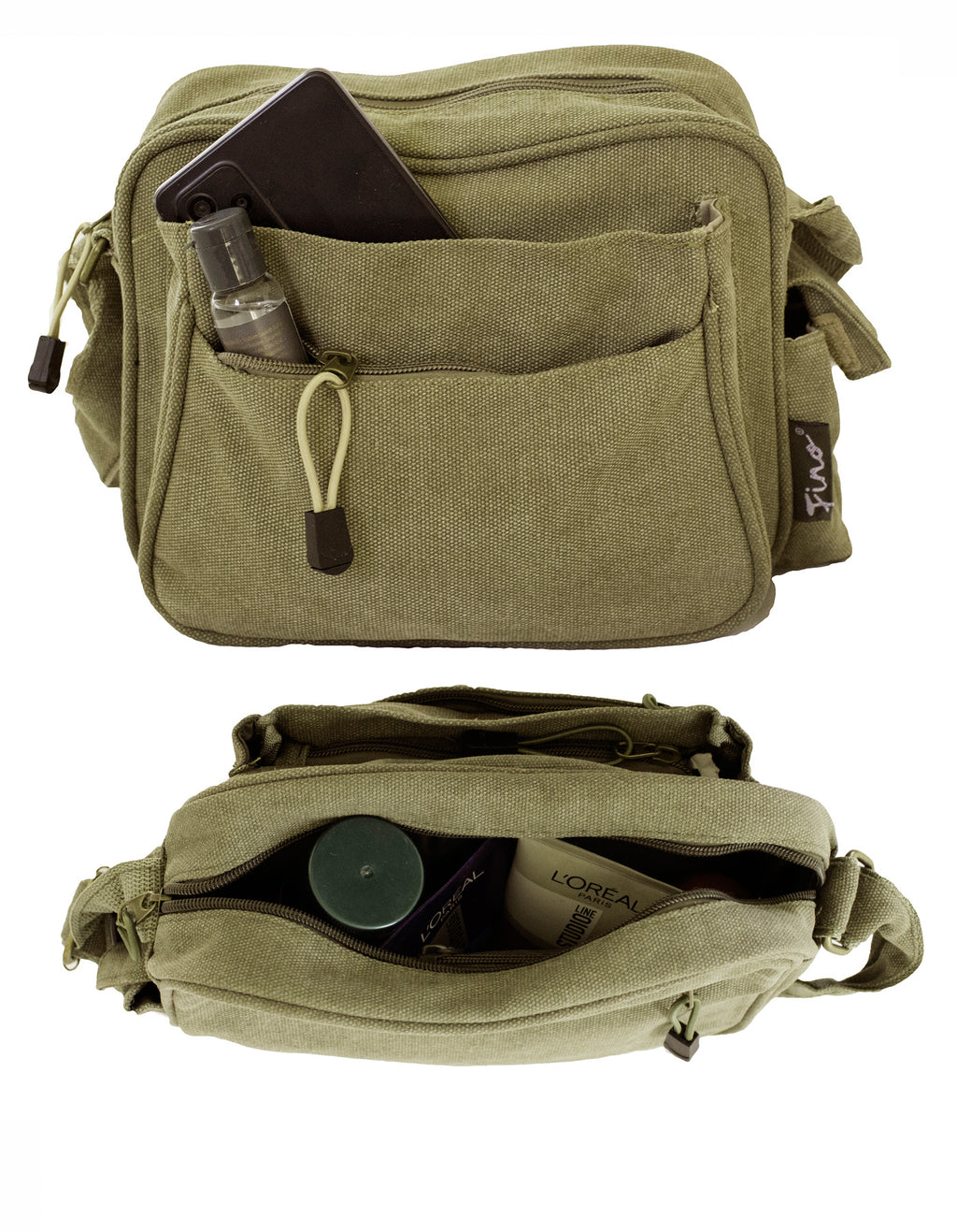 Fino SK-1030 Unisex Canvas Messenger Bag