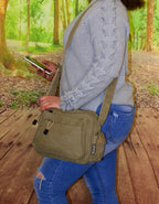 Fino SK-1030 Unisex Canvas Messenger Bag